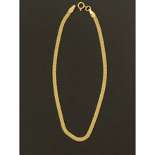 Load image into Gallery viewer, 18K Gold Bracelet Bismark Chain Size 7.5 inches 1.46 grams
