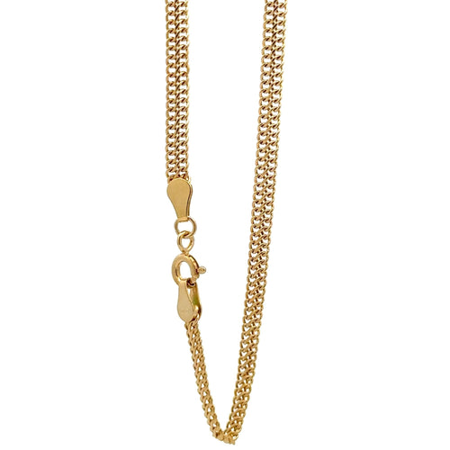 18K Gold Bracelet Sedusa 7.25 inches 1.76 grams - Rafant