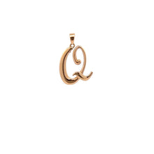 Load image into Gallery viewer, 18K Gold Pendant Letter Q Initial 1.54 grams - Rafant
