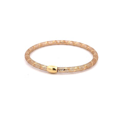 Load image into Gallery viewer, 18K Gold Bracelet Mesh Soft Bangle Flexible Size 6.75 inches 1.15 grams - Rafant
