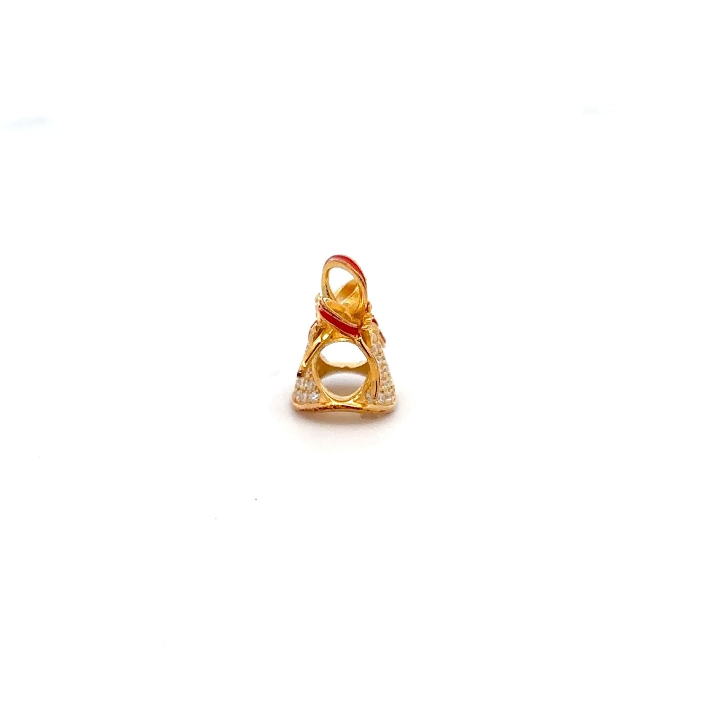 925 Sterling Silver Charm Bead Christmas Bell For Charm Bracelet Necklace - Rafant