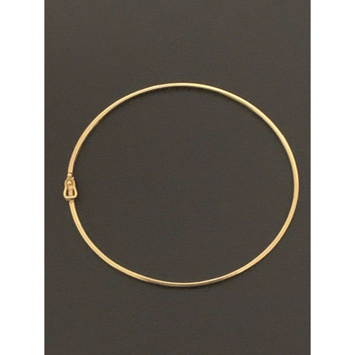 18K Gold Bracelet Bangle Yellow Gold 6 inches Small Extra Small 2.32 grams