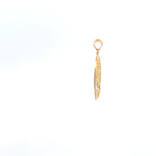 Load image into Gallery viewer, 18K Gold Pendant Charm Dragon Oval - Rafant
