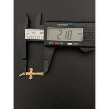 Load image into Gallery viewer, 18K Gold Pendant Cross Jesus Christ Religious 0.71 grams - Rafant
