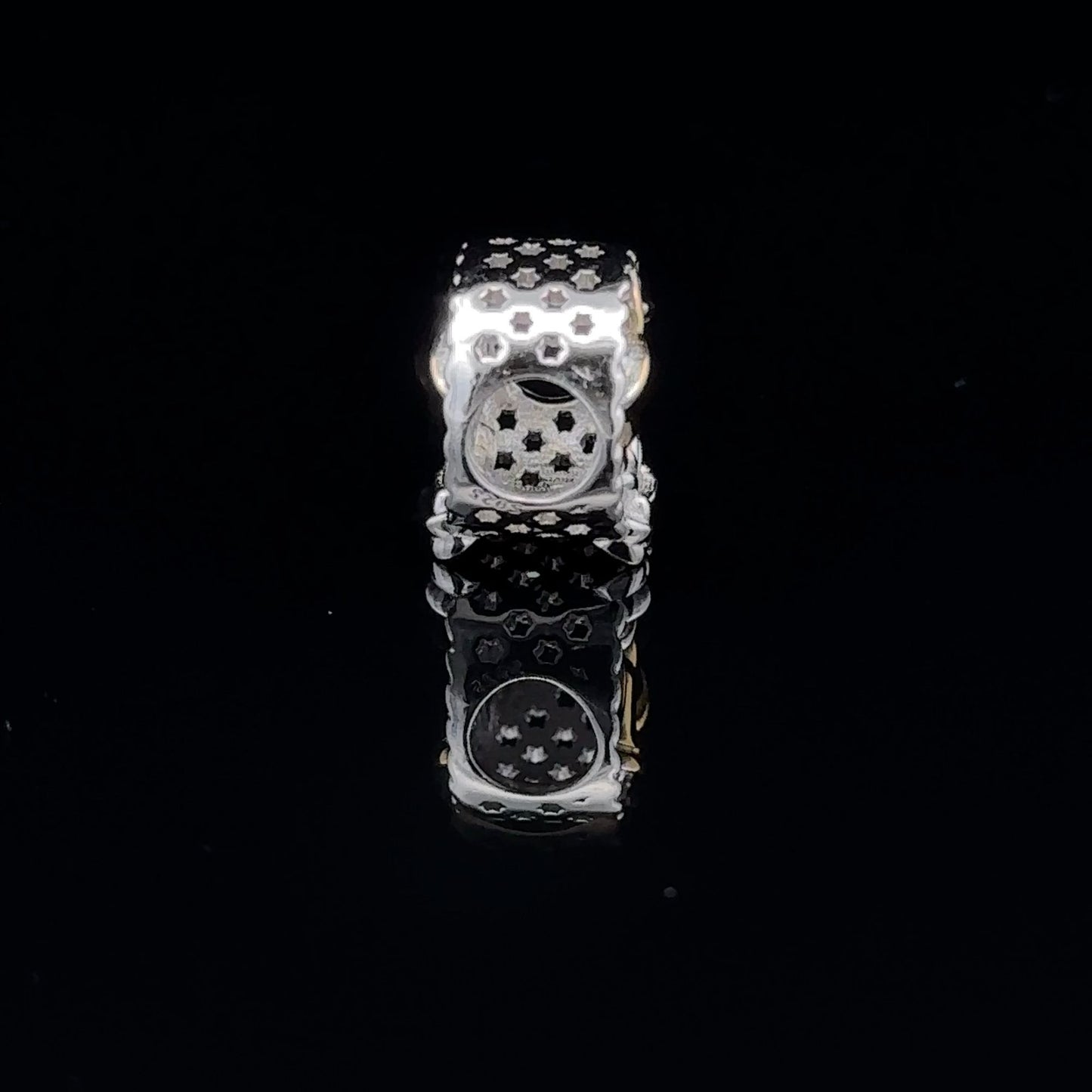925 Sterling Silver Charm Bead Bells Christmas Holiday For Charm Bracelet Necklace - Rafant