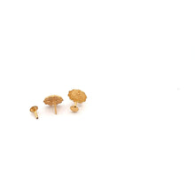 Load image into Gallery viewer, 18K Gold Earrings Screw Type Flower - Rafant

