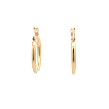 Load image into Gallery viewer, 18K Gold Earrings Hoops Polished - Rafant

