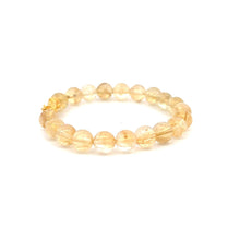 Load image into Gallery viewer, 18K Gold Dragon Pixiu Piyao Lucky Charm Beads Bracelet Gemstones Citrine 8mm - Rafant
