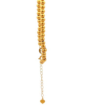 Load image into Gallery viewer, 18K Gold Bracelet Beaded Balls Size 6 inches plus 0.75 inch 1.20 grams - Rafant
