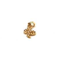 Load image into Gallery viewer, 18K Gold Pendant Charm Snake 1.03 grams - Rafant
