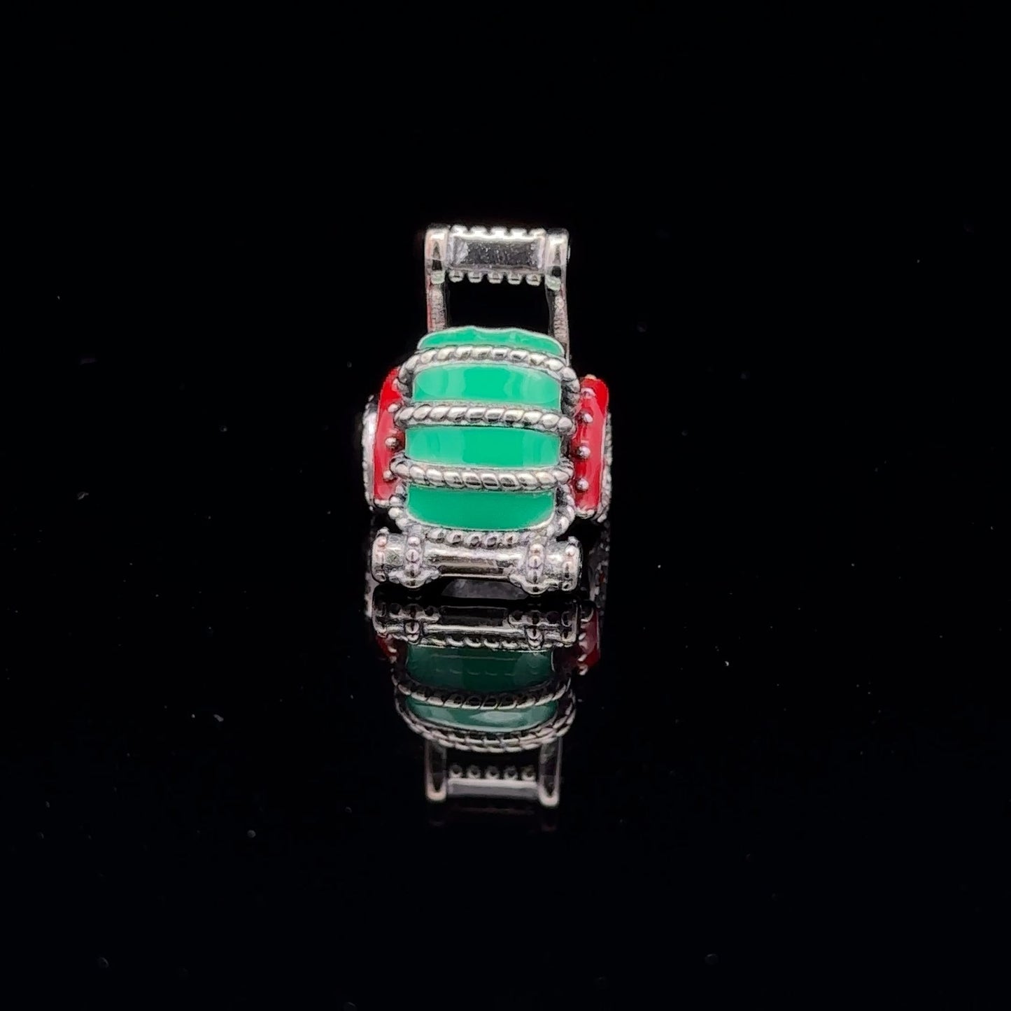 925 Sterling Silver Charm Bead DIY Christmas Holiday For Charm Bracelet Necklace - Rafant