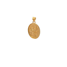 Load image into Gallery viewer, 18K Gold Pendant Charm Saint Christopher Religious - Rafant
