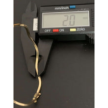 Load image into Gallery viewer, 18K Gold Bracelet Bangle Wave Twist Clip Oval Size 6.5 inches 2.56 grams
