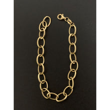 Load image into Gallery viewer, 18K Gold Bracelet Oval Chain Link 3.48 grams 7.5 inches
