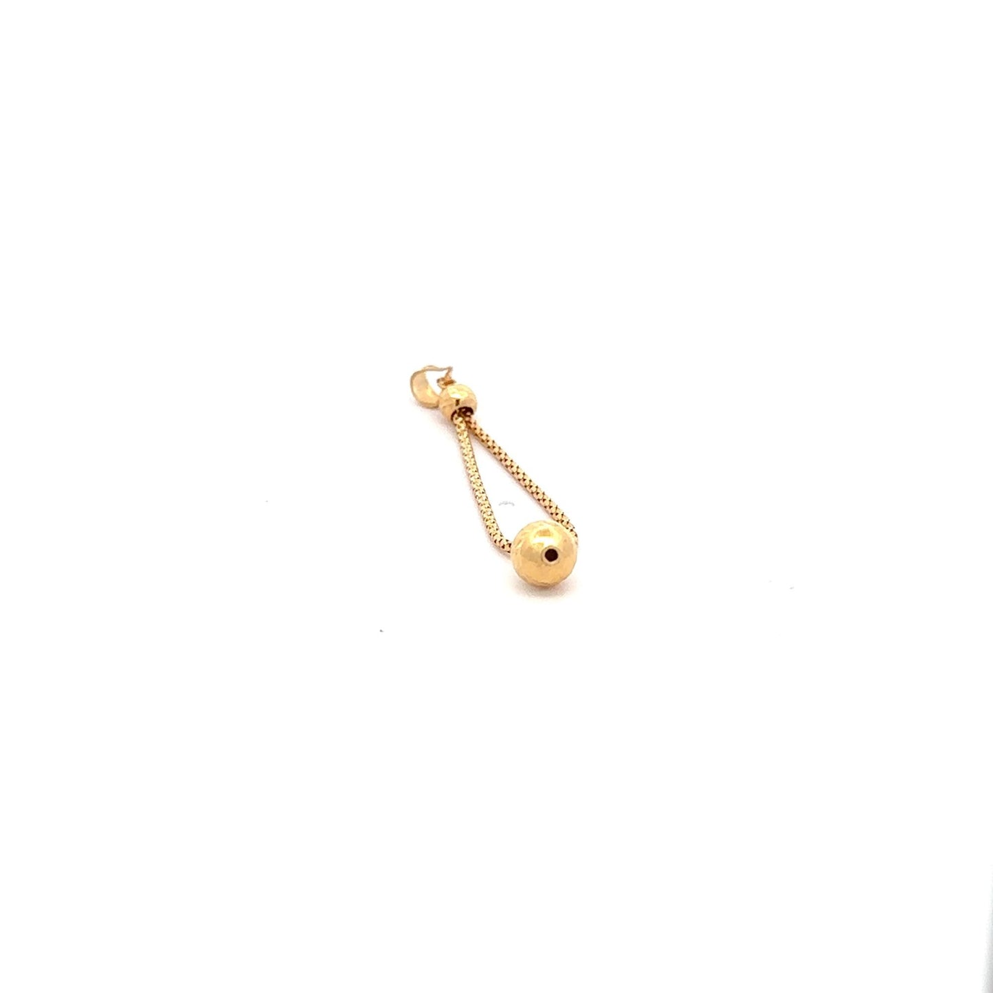 18K Gold Pendant Charm Ball 0.92 grams - Rafant
