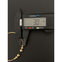 Load image into Gallery viewer, 18K Gold Bracelet Bangle Beads Cuff Design Size 7 inches 3.26 grams
