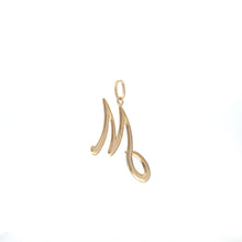 Load image into Gallery viewer, 18K Gold Pendant Letter Initial M - Rafant
