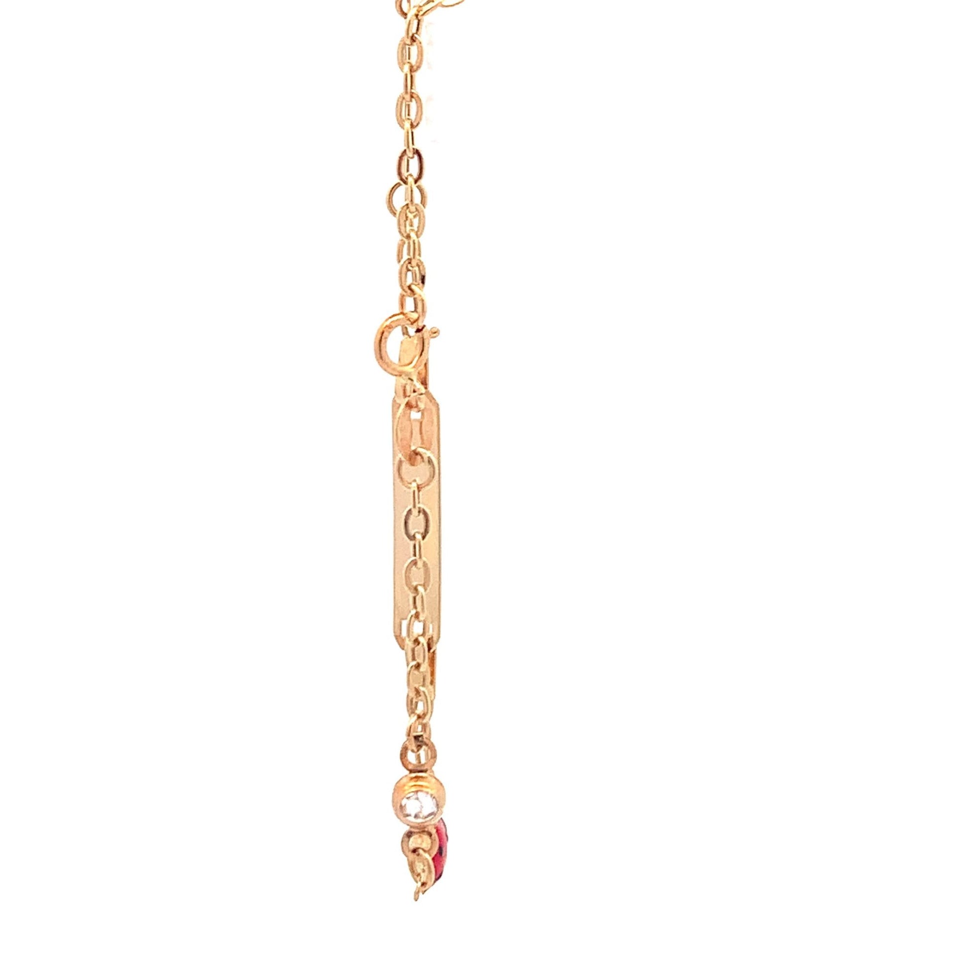 18K Yellow Gold Bracelet Size 5.5 inches - Rafant
