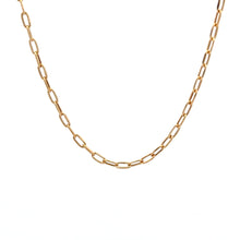Load image into Gallery viewer, 18K Gold Necklace Chain Cable Link 17.75 inches - Rafant
