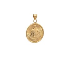 Load image into Gallery viewer, 18K Gold Pendant Round Sto. Nino Religious 1.14 grams - Rafant
