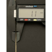 Load image into Gallery viewer, 18K Gold Necklace Rolo Chain 16 inches Four Clover Pendant - Rafant
