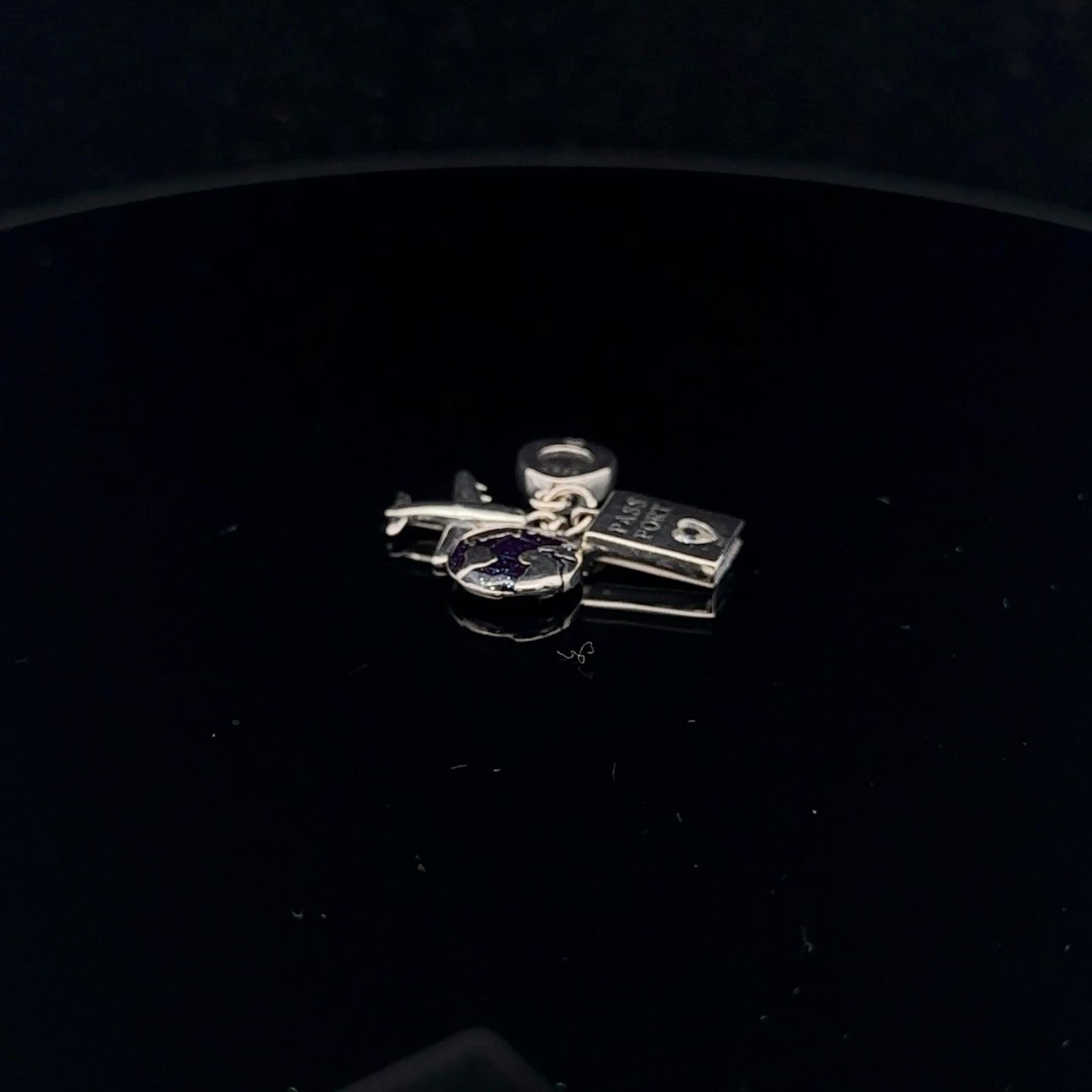 925 Sterling Silver Charm Bead Travel Hanging - Rafant