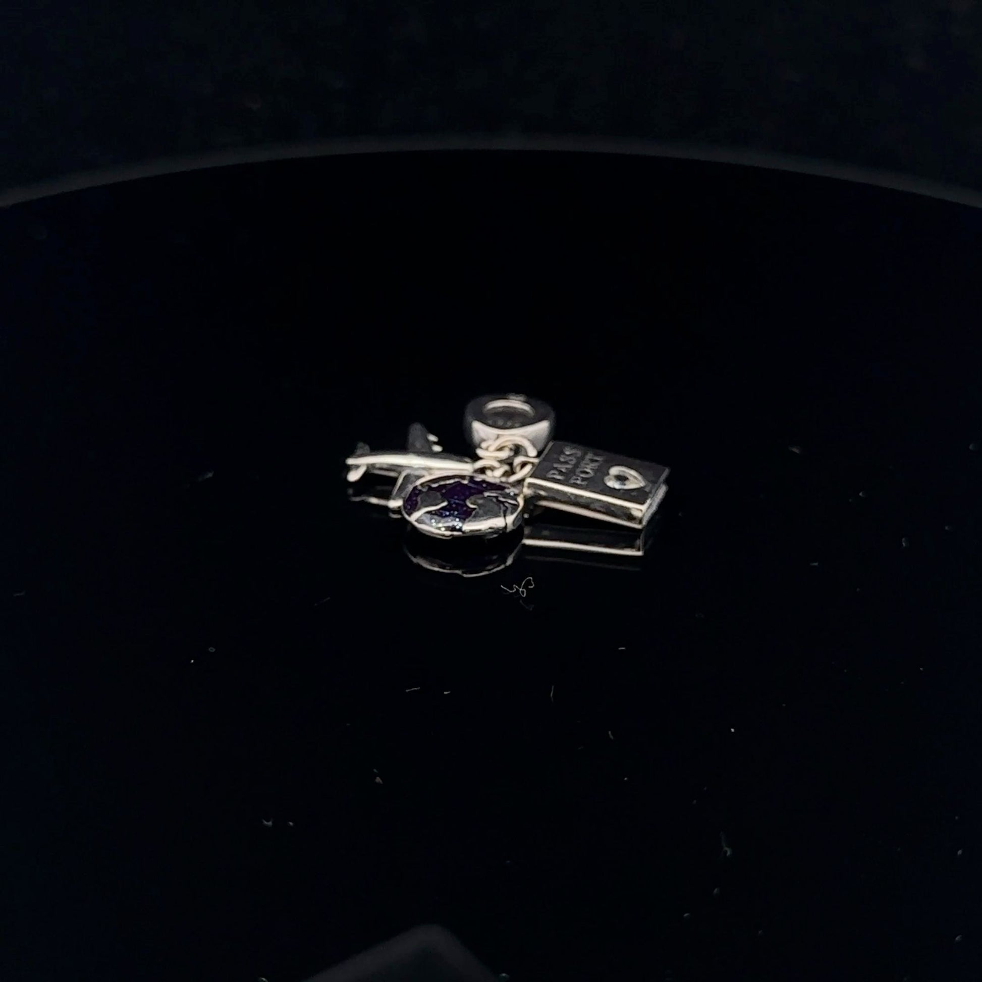 925 Sterling Silver Charm Bead Travel Hanging - Rafant