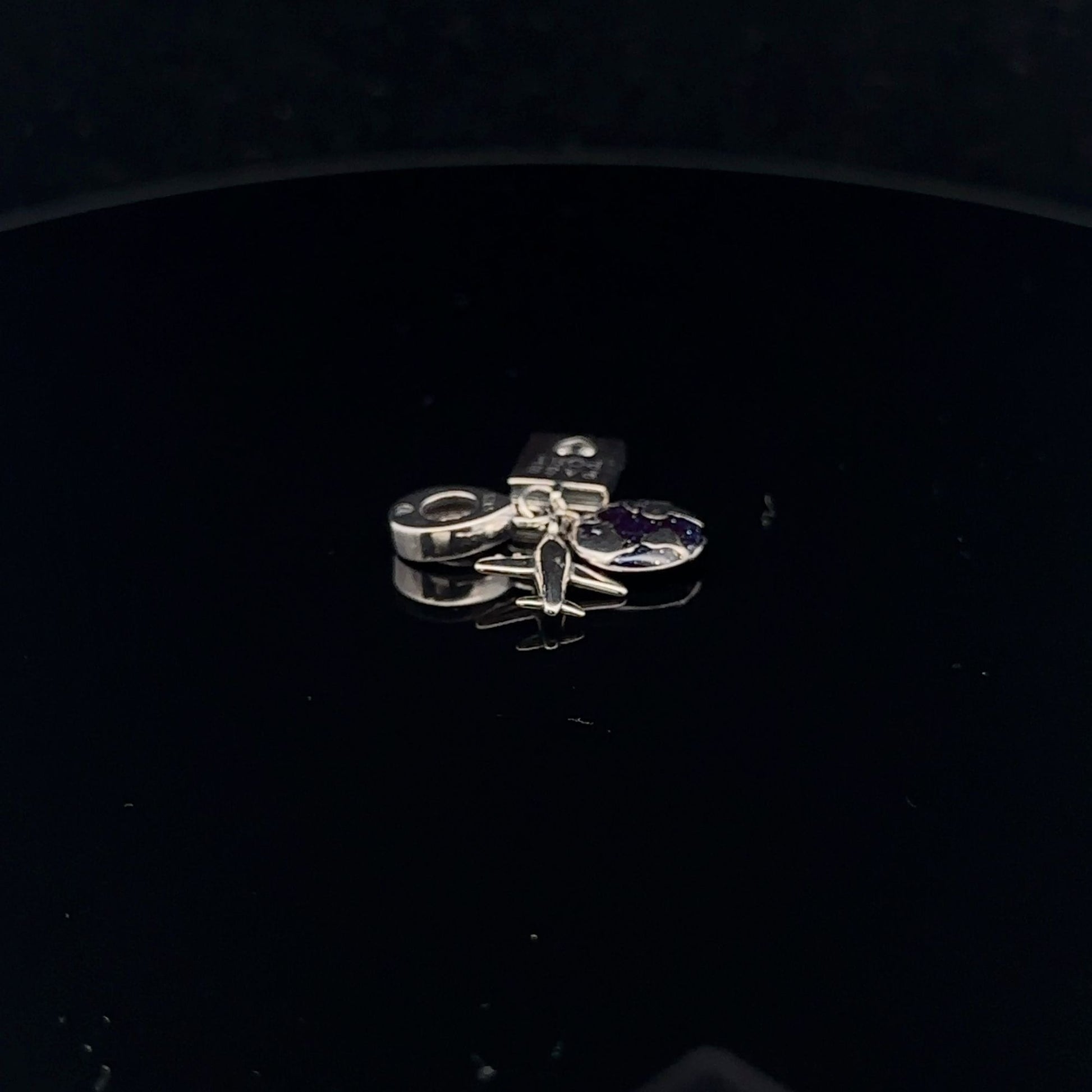925 Sterling Silver Charm Bead Travel Hanging - Rafant