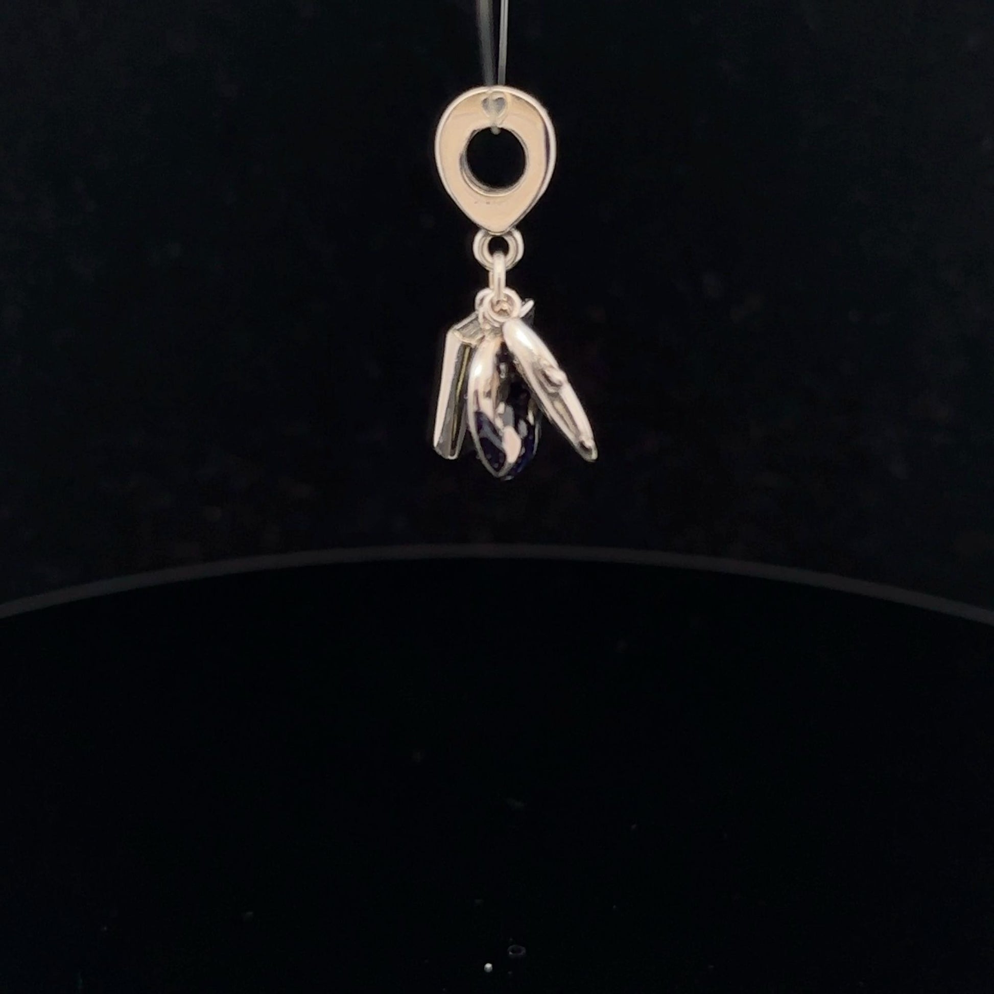 925 Sterling Silver Charm Bead Travel Hanging - Rafant