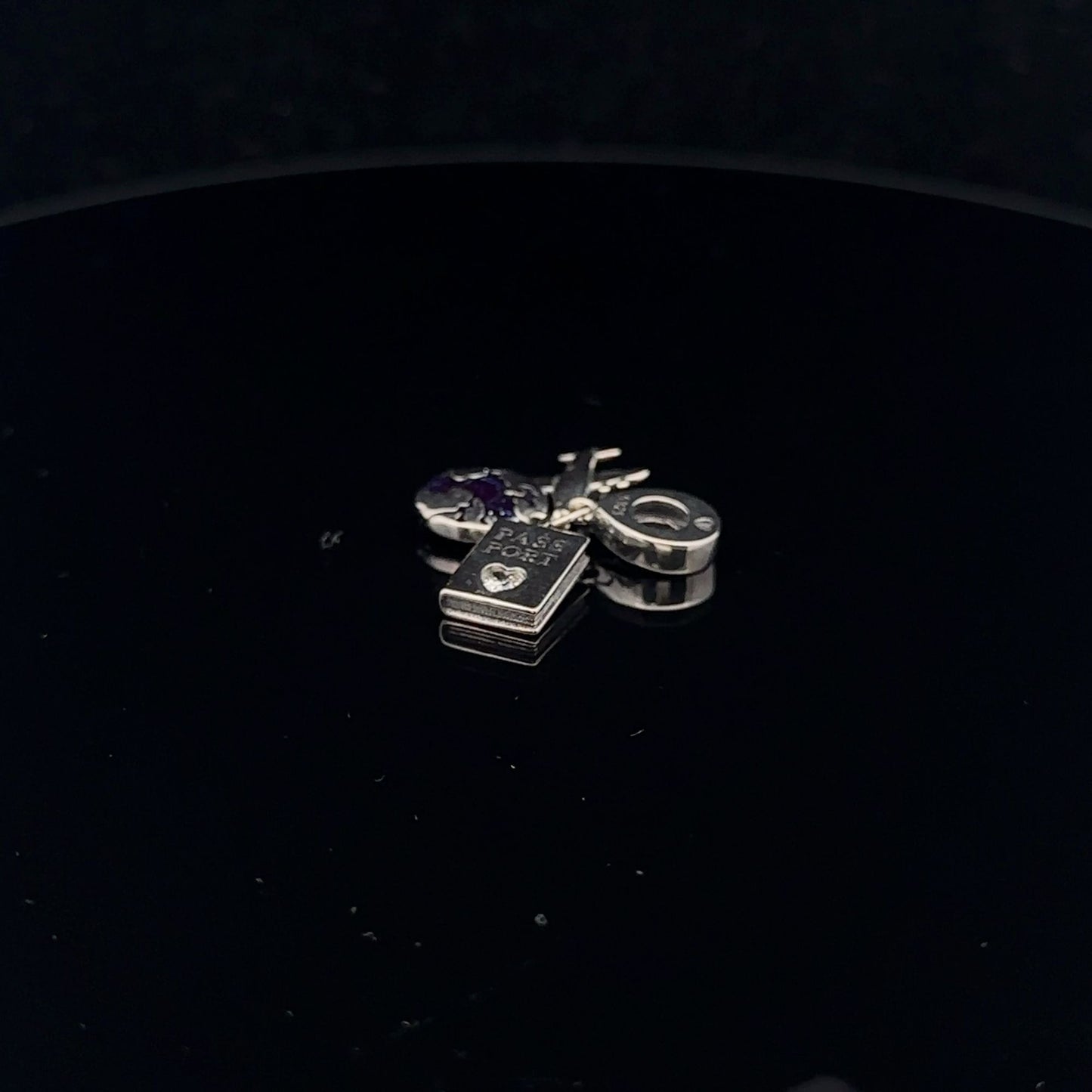 925 Sterling Silver Charm Bead Travel Hanging - Rafant