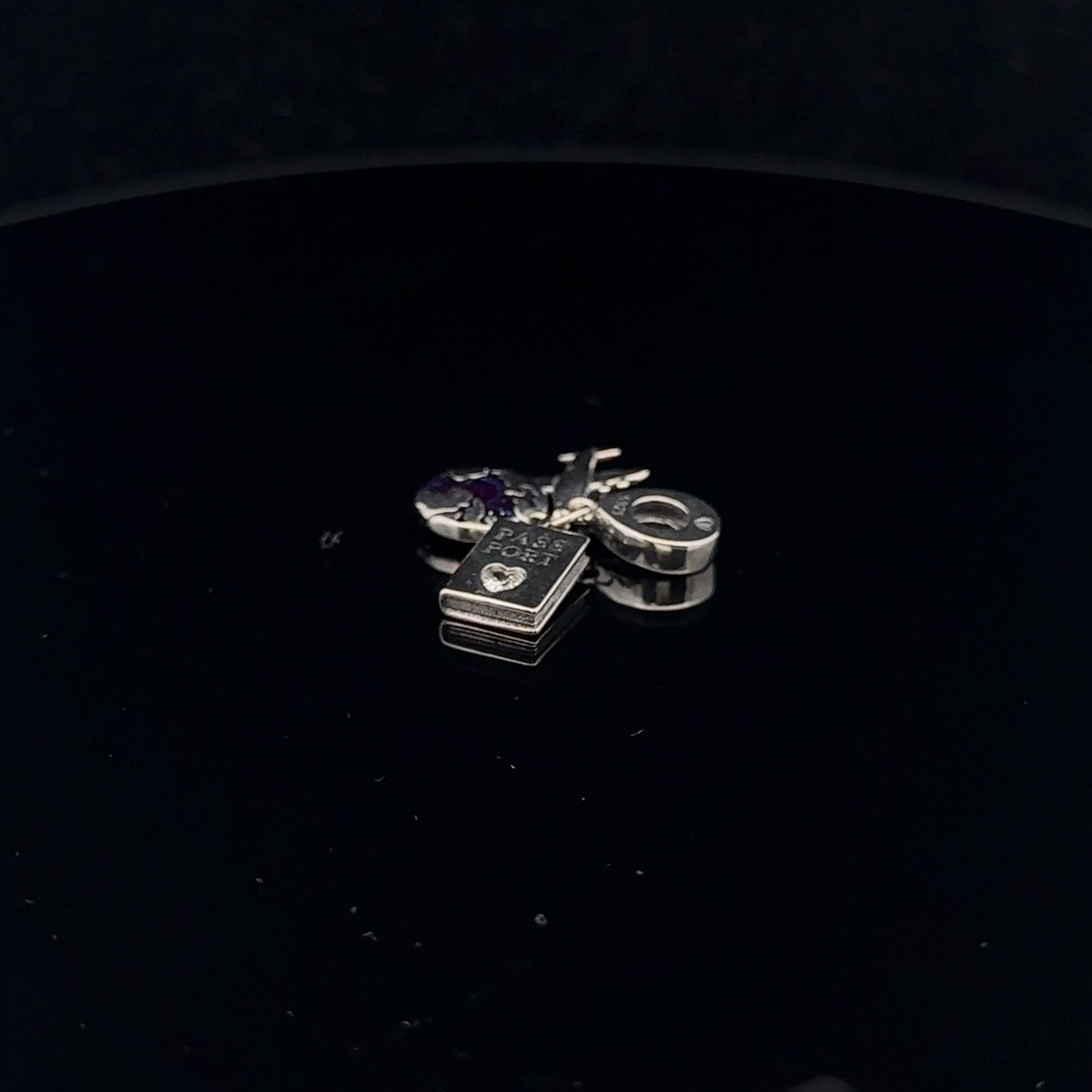 925 Sterling Silver Charm Bead Travel Hanging - Rafant