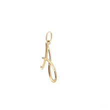 Load image into Gallery viewer, 18K Gold Pendant Letter Initial A - Rafant
