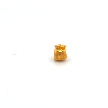 Load image into Gallery viewer, 24K 999.9 Pure Gold Charm Money Bag Bead Spacer DIY Small 0.16g
