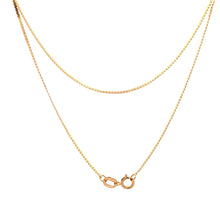 Load image into Gallery viewer, 18K Yellow Gold Necklace Chain Serpentine 1.54 grams 17.75 inches - Rafant
