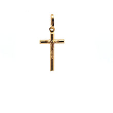 Load image into Gallery viewer, 18K Gold Pendant Charm Cross Jesus Christ Religious 0.46 grams - Rafant

