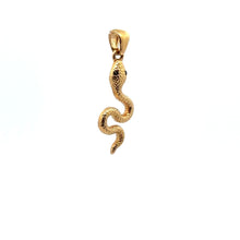 Load image into Gallery viewer, 18K Gold Pendant Charm Snake 1.03 grams - Rafant
