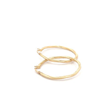 Load image into Gallery viewer, 18K Gold Earrings Hoops Loops Spiral 1.45 grams - Rafant
