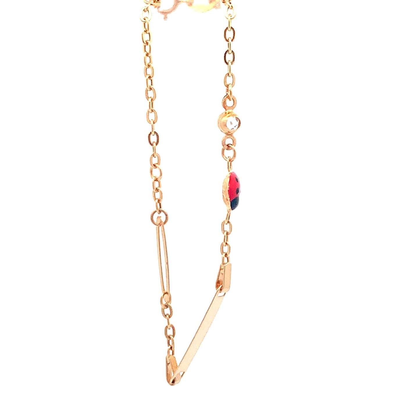18K Yellow Gold Bracelet Size 5.5 inches - Rafant