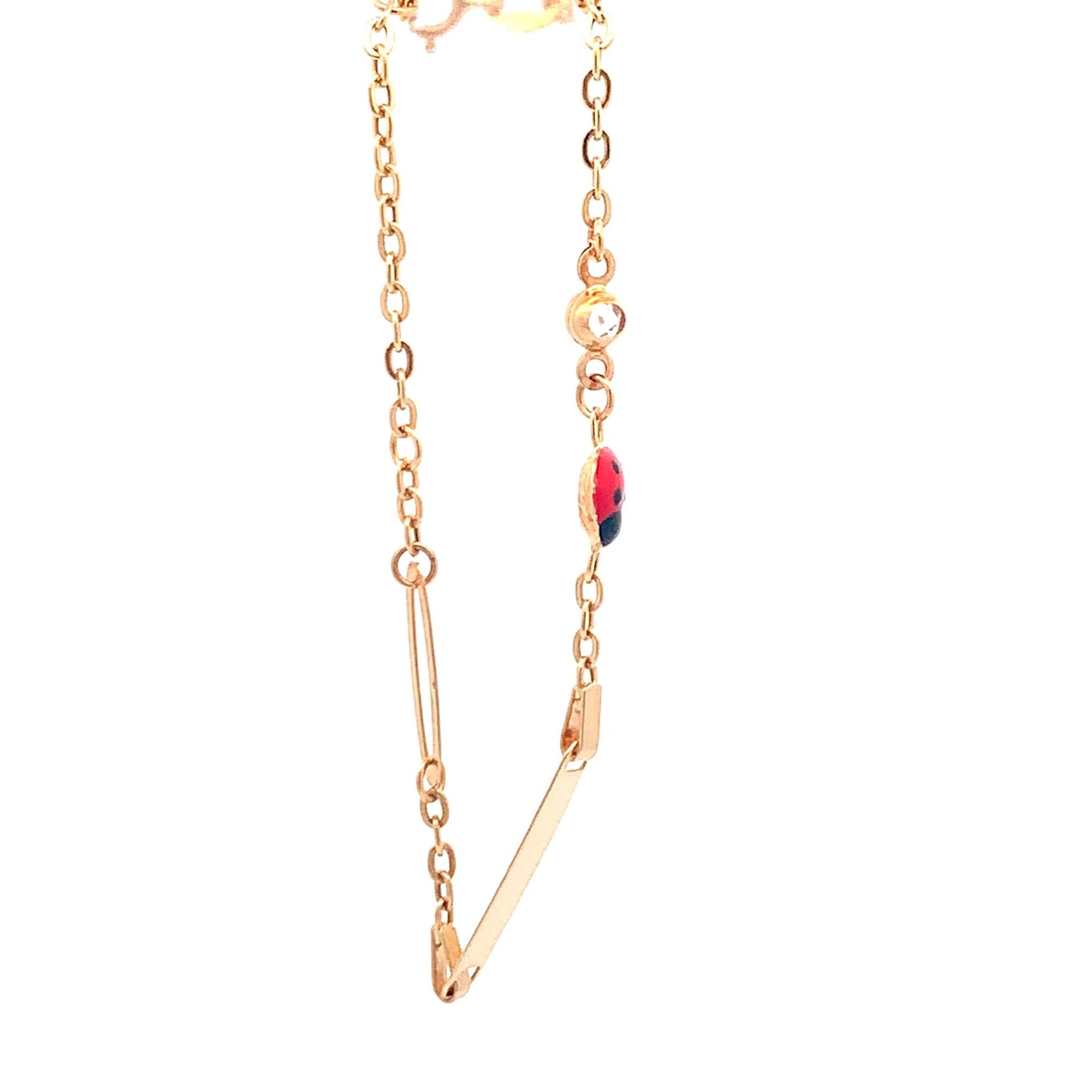 18K Yellow Gold Bracelet Size 5.5 inches - Rafant