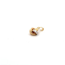 Load image into Gallery viewer, 18K Gold Pendant Charm Knot Small 0.70 grams - Rafant
