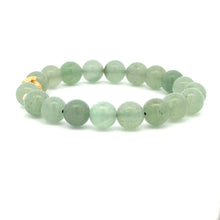 Load image into Gallery viewer, 18K Gold Money Bag Lucky Charm Beads Bracelet Gemstones Aventurine 8mm - Rafant
