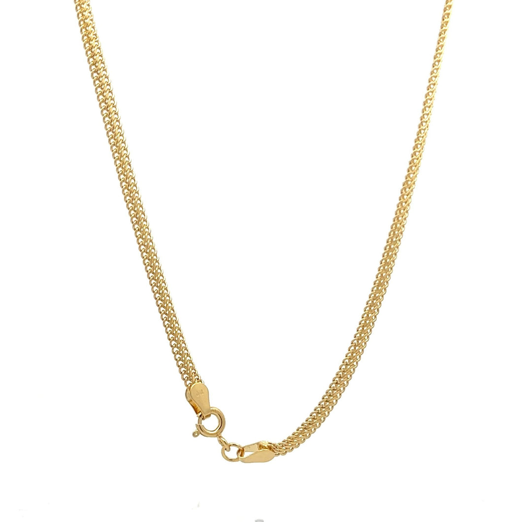 18K Gold Necklace Chain Sedusa 20 inches 4.38 grams - Rafant