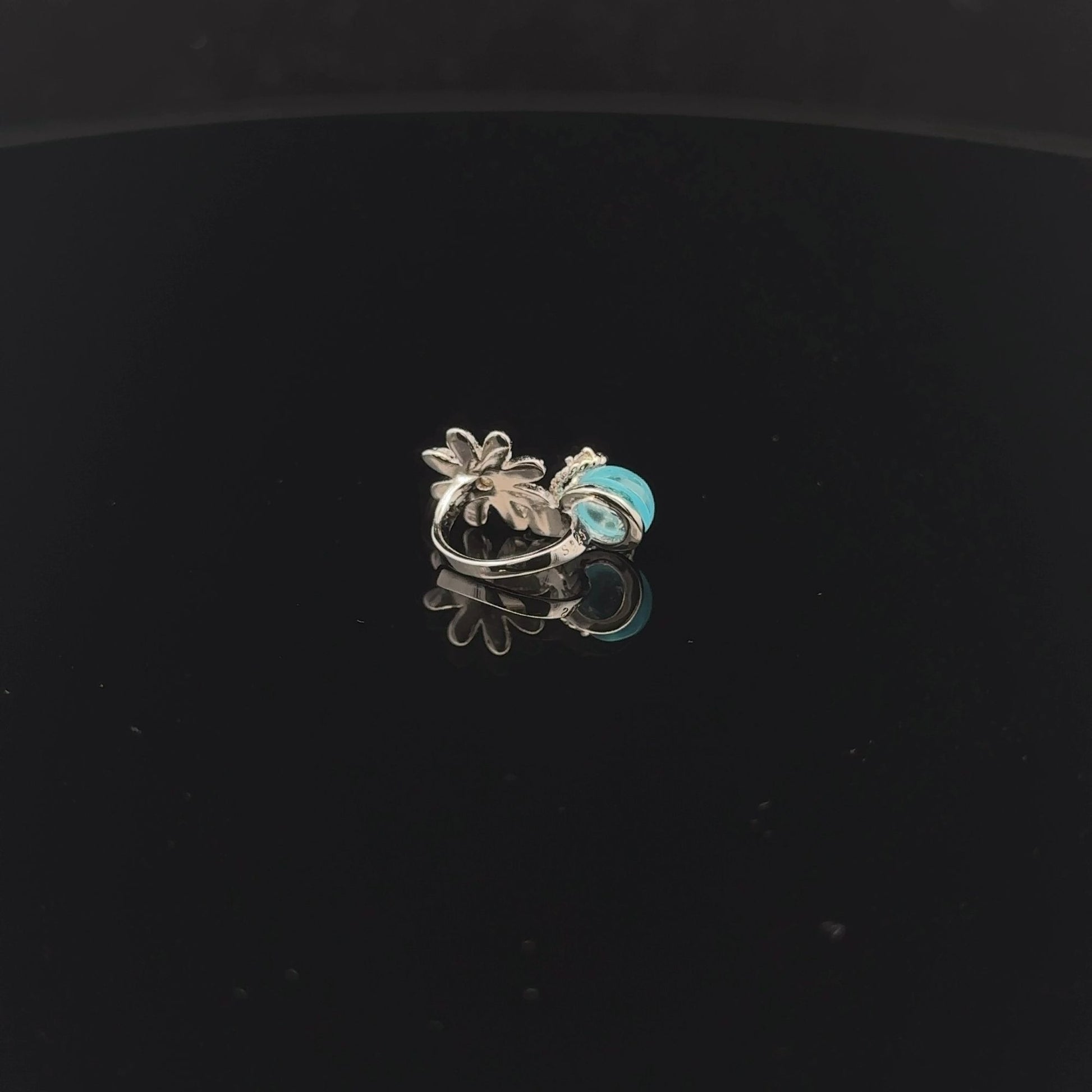 925 Sterling Silver Charm Bead Flower - Rafant