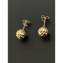 Load image into Gallery viewer, 18K Gold Earrings Stud Ball 1.67 grams - Rafant
