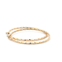 Load image into Gallery viewer, 18K Gold Earrings Hoops Large 1.90 grams - Rafant
