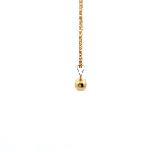 Load image into Gallery viewer, 18K Gold Bracelet with Ball Charm 8 inches  1.78 grams - Rafant
