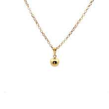 Load image into Gallery viewer, 18K Gold Bracelet with Ball Charm 8 inches  1.78 grams - Rafant
