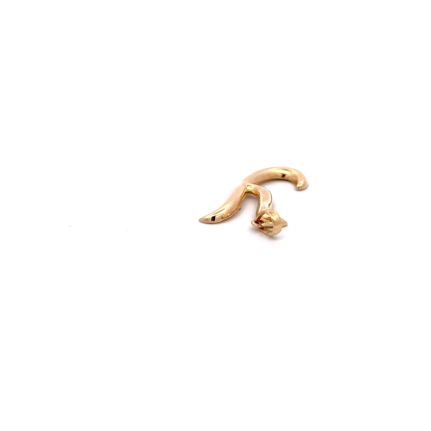 18K Gold Pendant Letter Y Initial 1.54 grams - Rafant