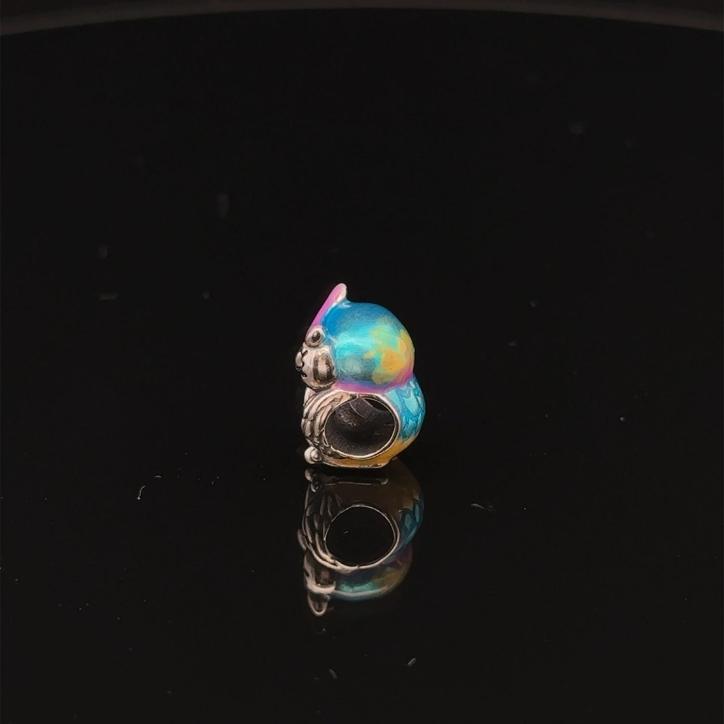 925 Sterling Silver Charm Bead Bird Animal For Charm Bracelet Necklace - Rafant