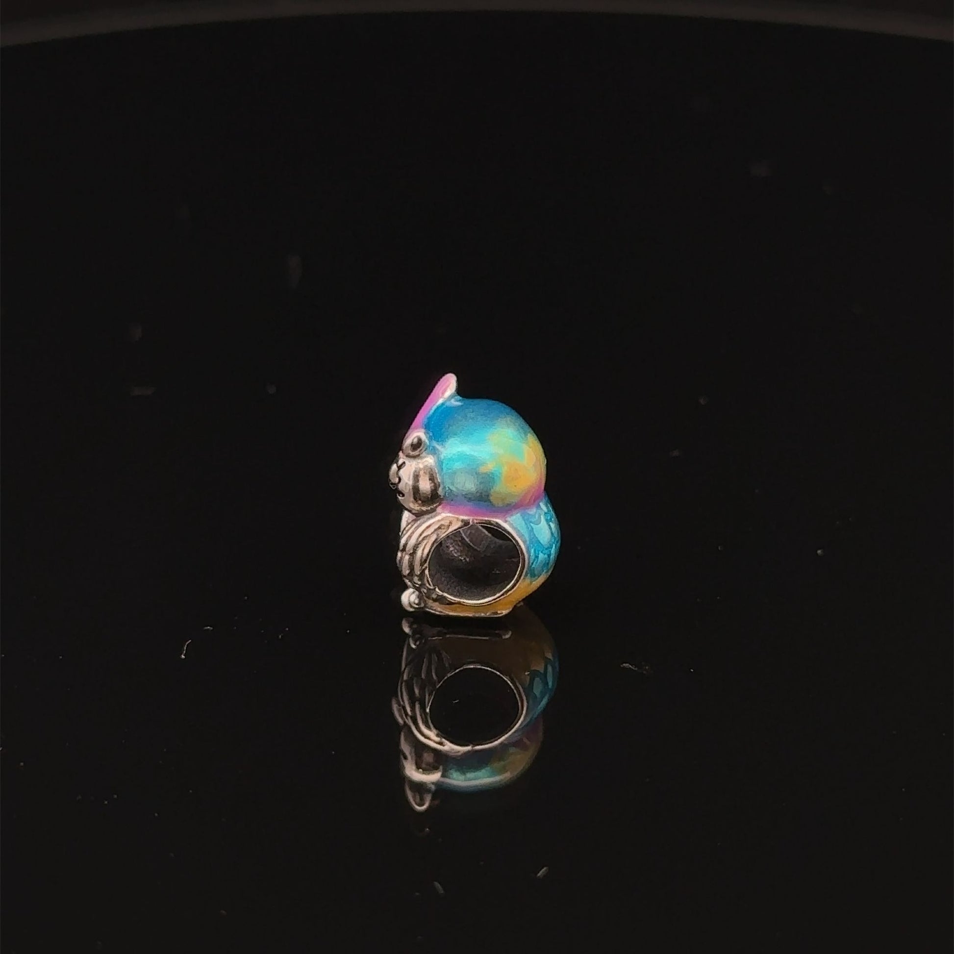 925 Sterling Silver Charm Bead Bird Animal For Charm Bracelet Necklace - Rafant